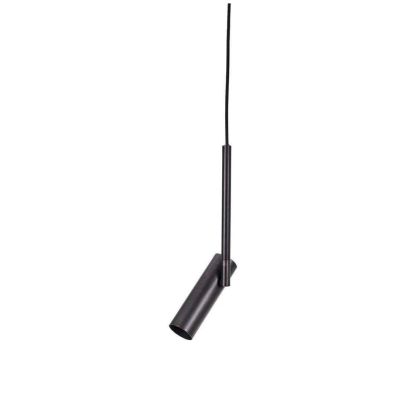 Norm Antique Black Iron Lamp, 27.5 cm