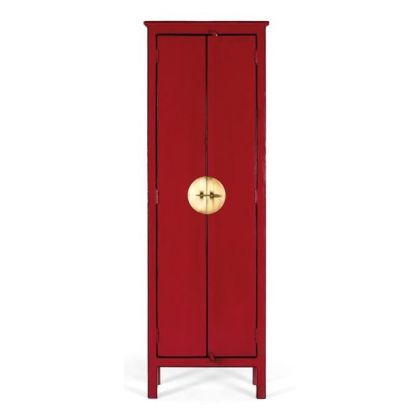 Armario Rojo Mango 2 Puertas, 180 Cm