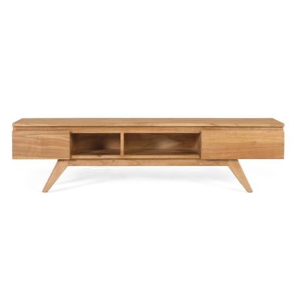 Rustic Mindi Wood TV Stand, 150 Cm