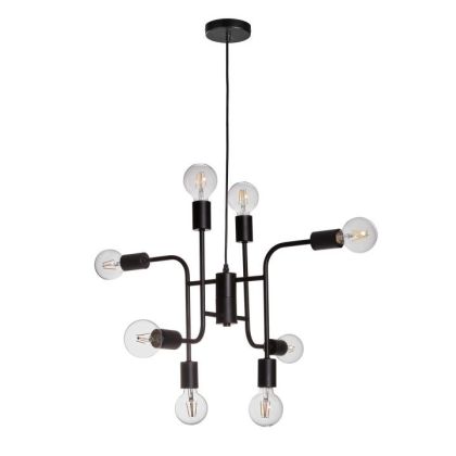 Lámpara Techo Negro Metal , 60 Cm