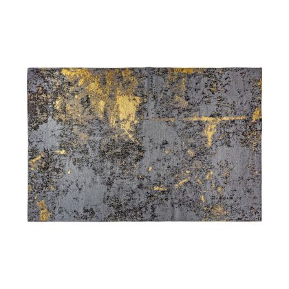 Alfombra Decor Amarillo Tejido Viscosa, 300 Cm