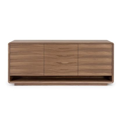 Aparador 3 Puertas Acabado Nogal, 180 Cm