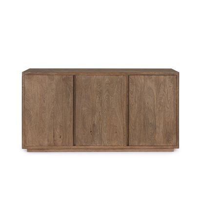 Aparador en madera de mango marrón.