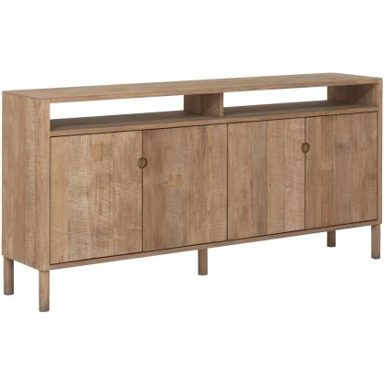 Aparador en madera de teca reciclada natural 190 cm