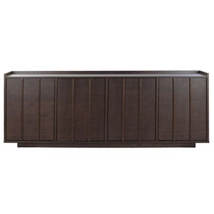 4-Door Walnut Sideboard 200X40X75 Cm