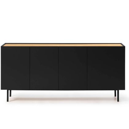 Aparador Moderno Negro, 165 Cm