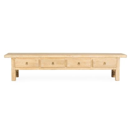 Elm Wood 4-Drawer TV Stand, 180 Cm