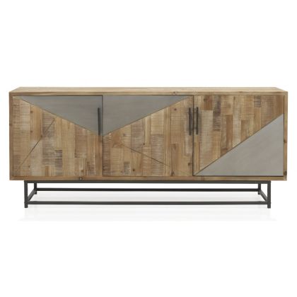 Aparador Contemporáneo Madera Abeto Natural 180 Cm