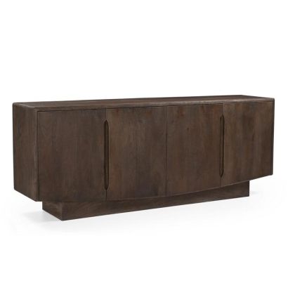Aparador madera marrón 4 puertas