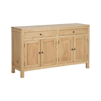 Aparador Madera Mindi Natural, 140 X 40 X 82 Cm