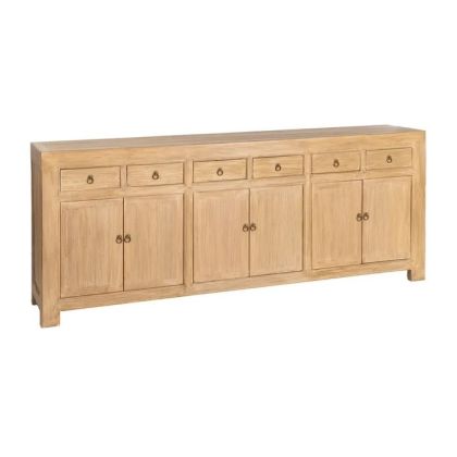 Aparador Madera Pino Reciclada, 240 X 44 X 94 Cm