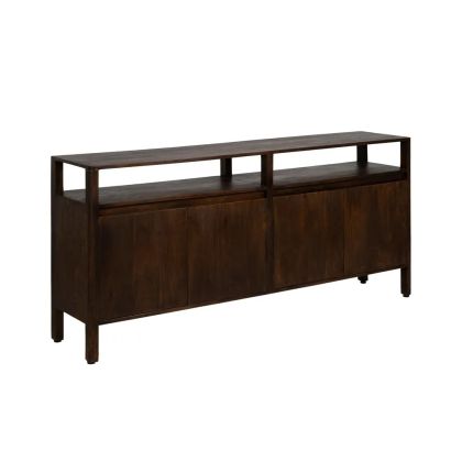 Aparador Marrón Madera Mango, 190 X 40 X 86 Cm