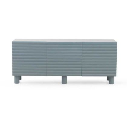 Aparador Relieve Ondulado Azul Claro, 180 Cm