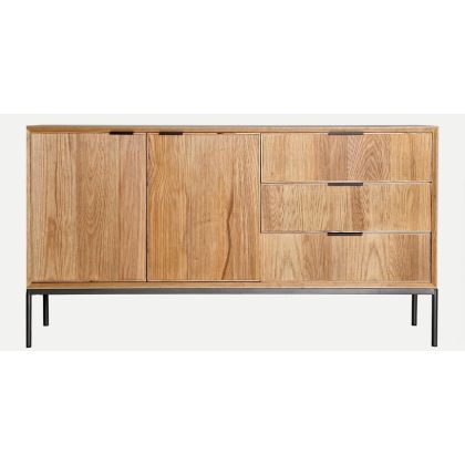 Aparador Madera Abeto Hierro, 144 Cm