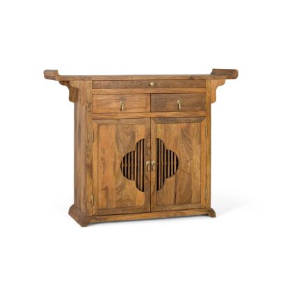 Aparador Shapir Madera Miel 2 Puertas, 120 Cm