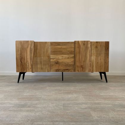 Aparador Relieve Madera Acacia Natural, 170 Cm