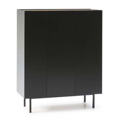 Mueble Auxiliar Botellero Negro, 95 Cm