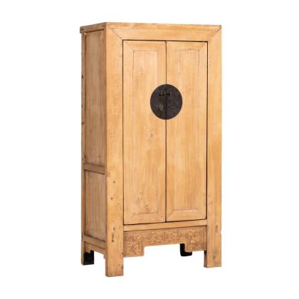 Armario Madera Olmo Natural 2 Puertas, 101 Cm