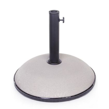 Base Sombrilla Cemento Acero Gris 35 Kg