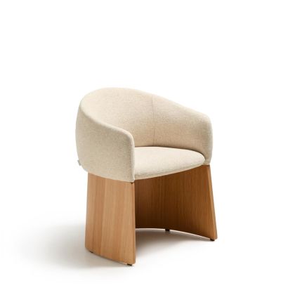 Silla Bosca Beige/Roble