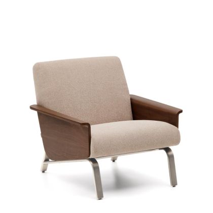 Sillón Amsen Marrón/Nogal