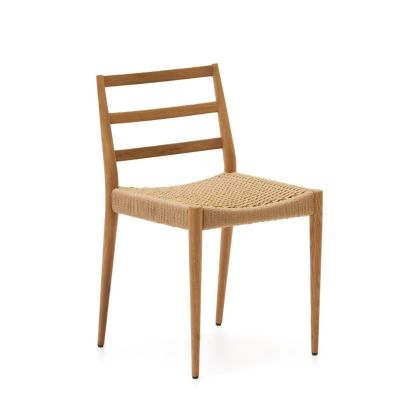 Silla Analy Cuerda Madera Roble, 47 Cm
