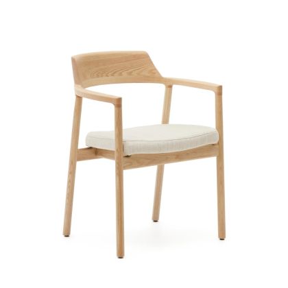 Silla Desenfundable Madera Maciza Roble, 60 Cm