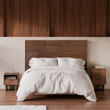 Cabecero Madera Roble Rayado 