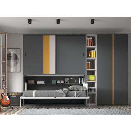 Cama Abatible Horizontal Armario F254