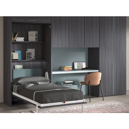 Cama Abatible Vertical con Altillo Formas F261