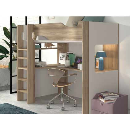Cama Alta 90 x 190 Formas F207