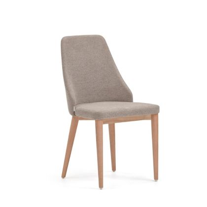 Silla Rosie Estilo Nórdico-Moderno Marrón Natural, 48 Cm