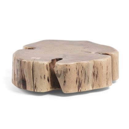 Mesa de Centro Essi Estilo Vintage Madera Acacia Natural, 65 Cm