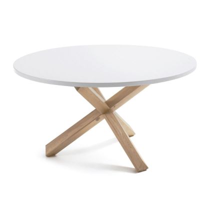 Mesa Comedor Redonda Lotus Estilo Escandinavo