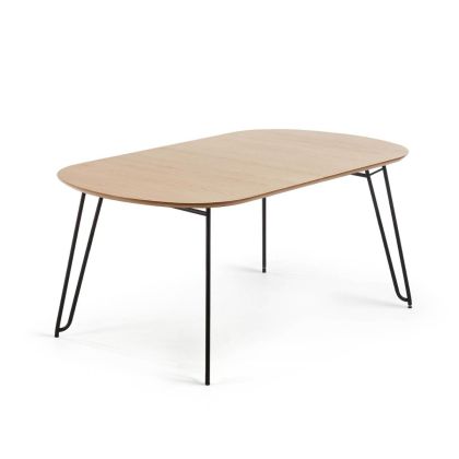 Mesa Comedor Extensible Moderna Madera Natural