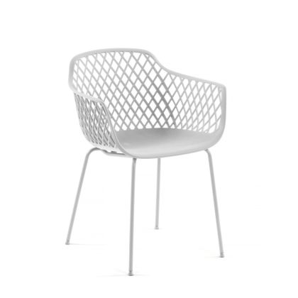 Silla Exterior Quinn Polipropileno Acero, 60 Cm