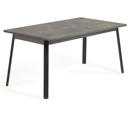 Mesa Comedor Extensible Indiann Estilo Industrial Diseño Moderno, 160 Cm