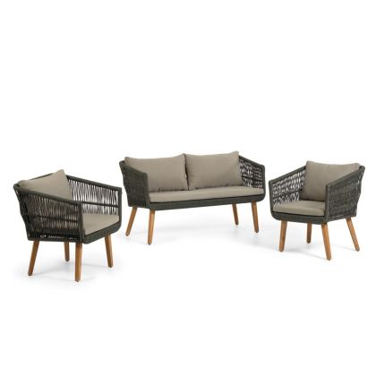 Set Exterior Inti Sofá 2 Plazas 2 Butacas 