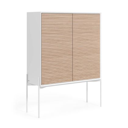 Aparador Alto Marielle Estilo Moderno Diseño Nórdico 