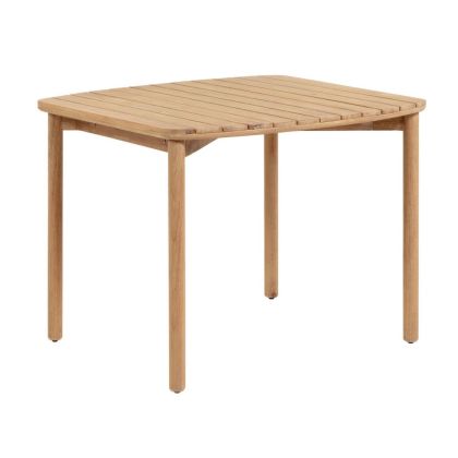 Mesa Redonda Sheryl Estilo Nórdico Madera Maciza Eucalipto, 90 Cm