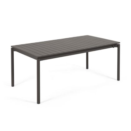 Mesa Extensible  Exterior Aluminio Negro,180 (240) Cm