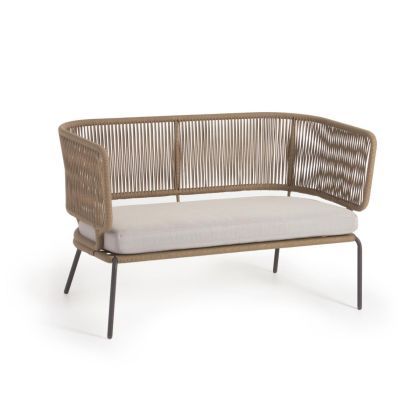 Sofá Nadin 2 plazas Estilo Nórdico, 135 Cm