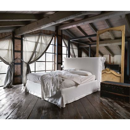Cama Chloè Matrimonio Tapizada 160 x 200 Cm