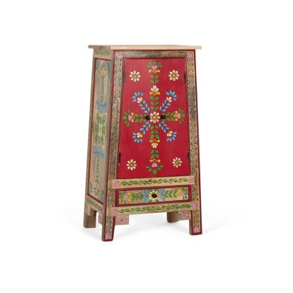 Cómoda Madera Multicolor 2 PuertaS 1 Cajón, 92 Cm