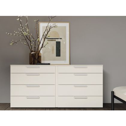 Cómoda 8 Cajones Laminado Liso Sab Kalm