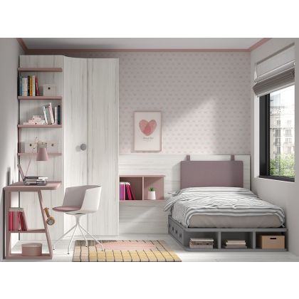 Cama Tatami 2 Cajones Armario Formas F308
