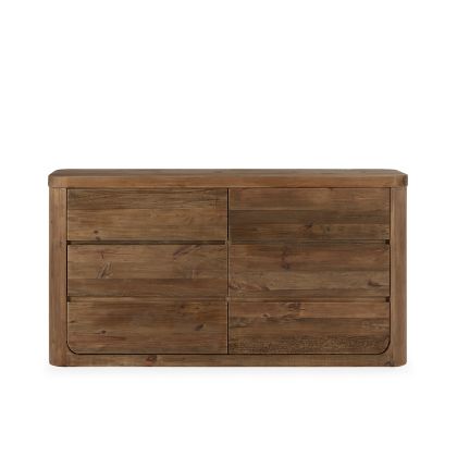 Cómoda 183x45x96 Madera de Pino Recuperado -- Natural Envejecido