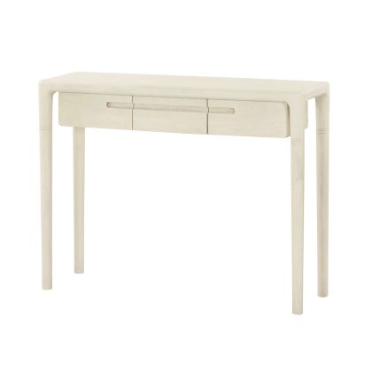 Consola 3 Cajones Madera Mango Lavado, 100 Cm