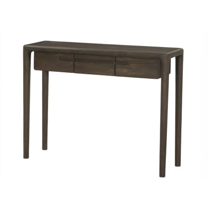 Consola 3 Cajones Madera Mango Wengué , 100 Cm