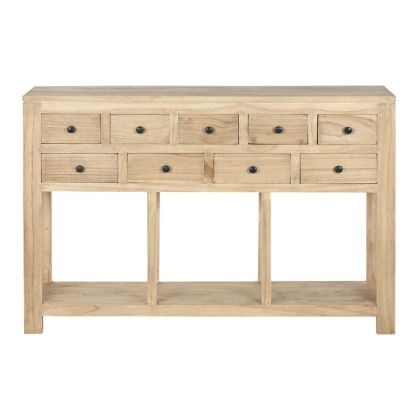Consola Madera Mindi 120X30X80 Cm
